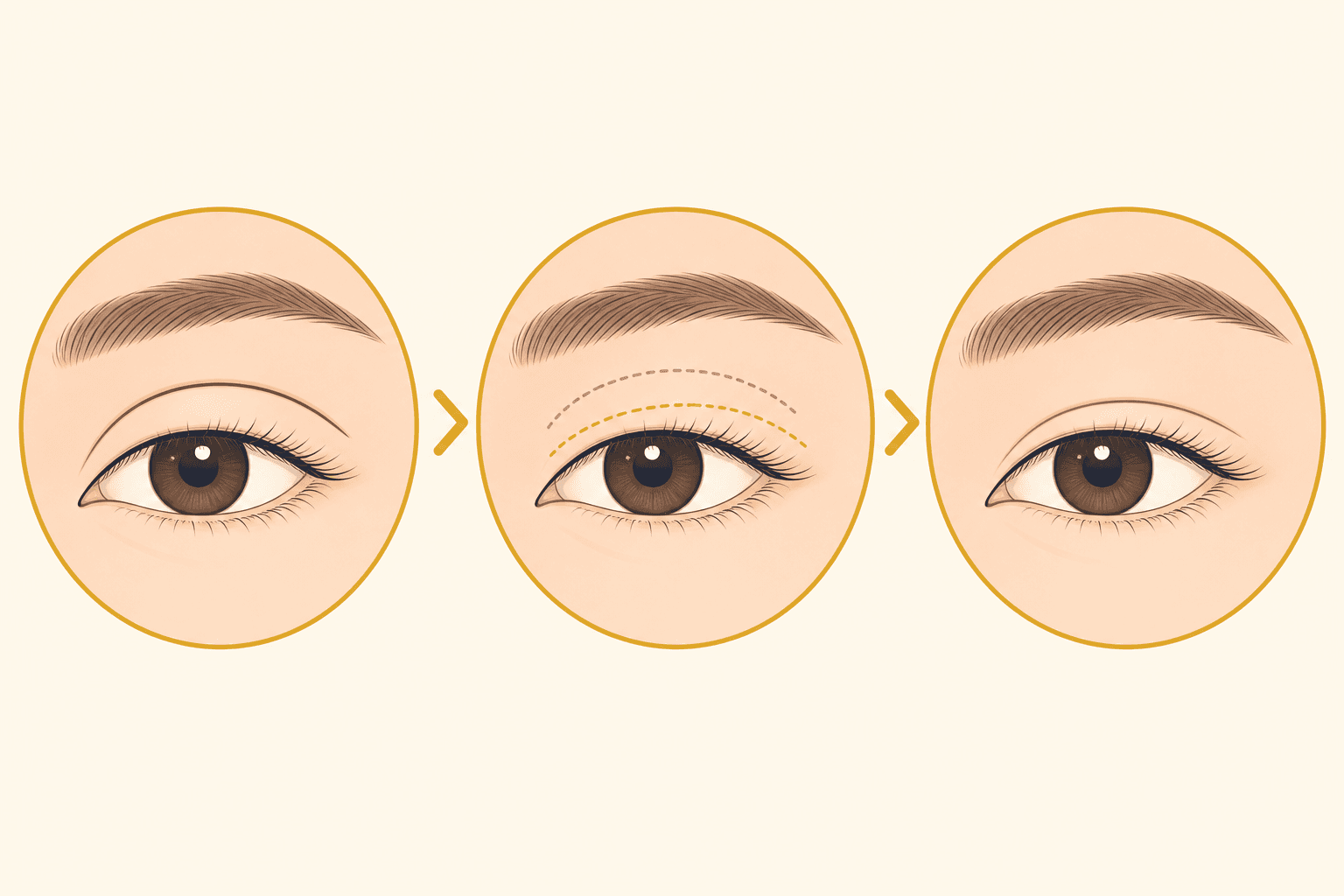 目の再手術 - double eyelid revision — 改善できる範囲を率直に整える。