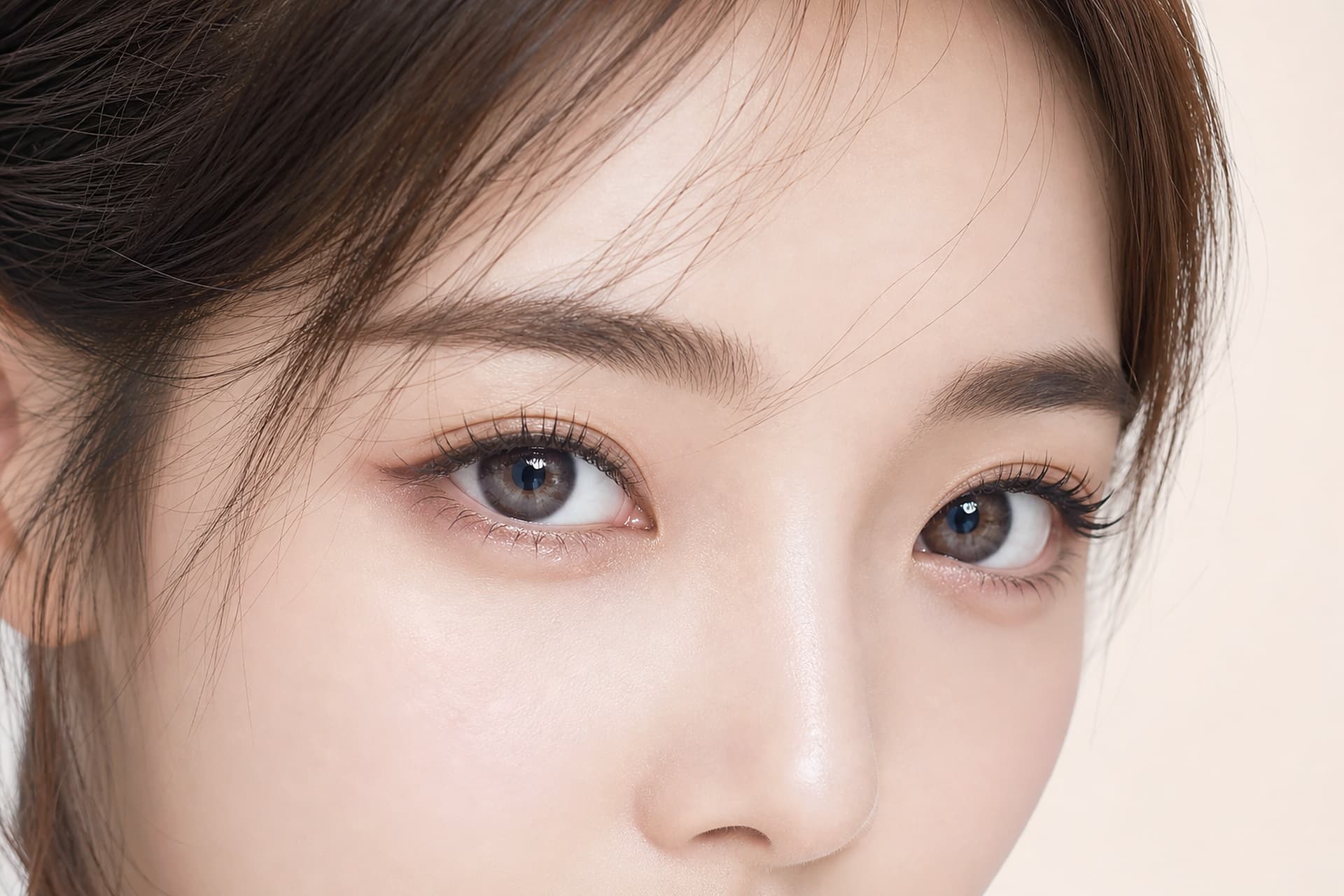 매몰 쌍꺼풀 적응증 안내 모델 비주얼