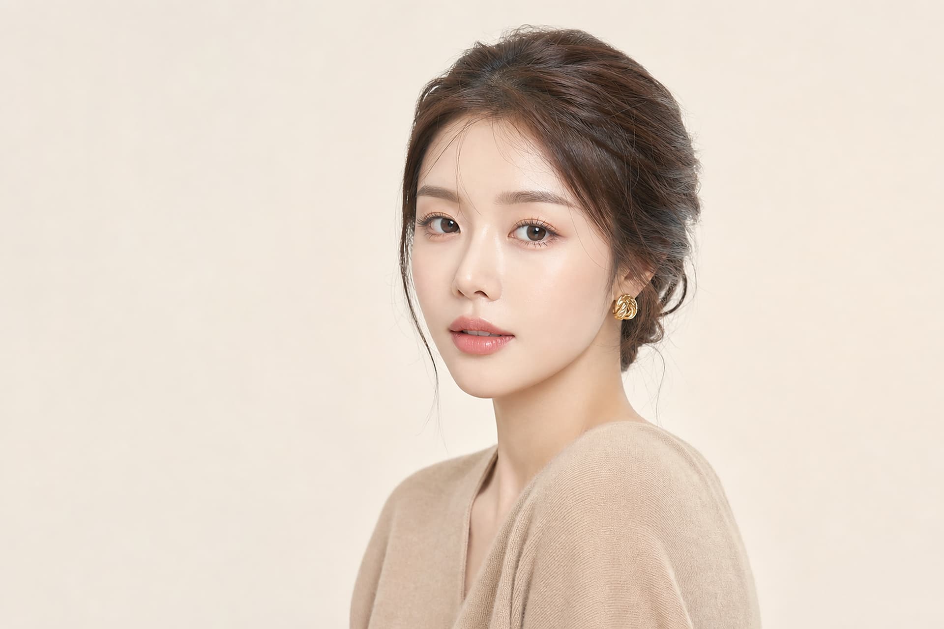 듀얼트임 눈꼬리 방향과 가로 길이 진단 포인트 모델 비주얼